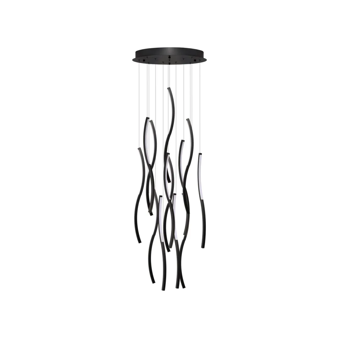FLOW 13 PENDANT 3-STEP DIMM BK