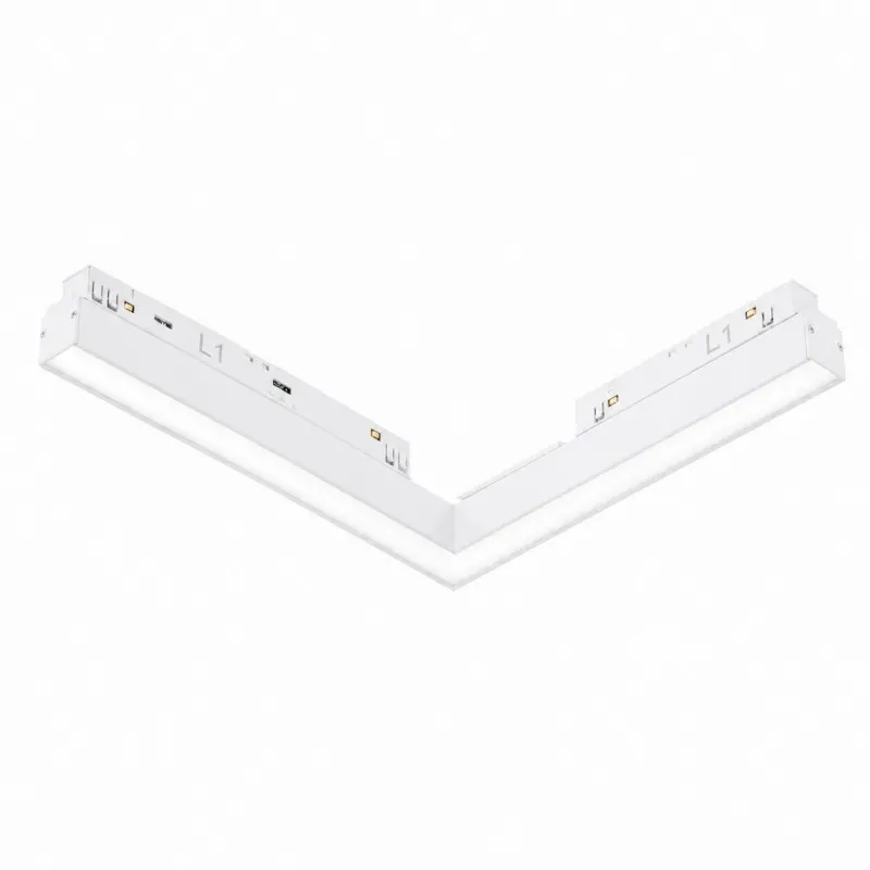 ALFA SAGA TRACK MAGNETIC 2LINE CORNER A 24W CCT SWITCH DIMM WH